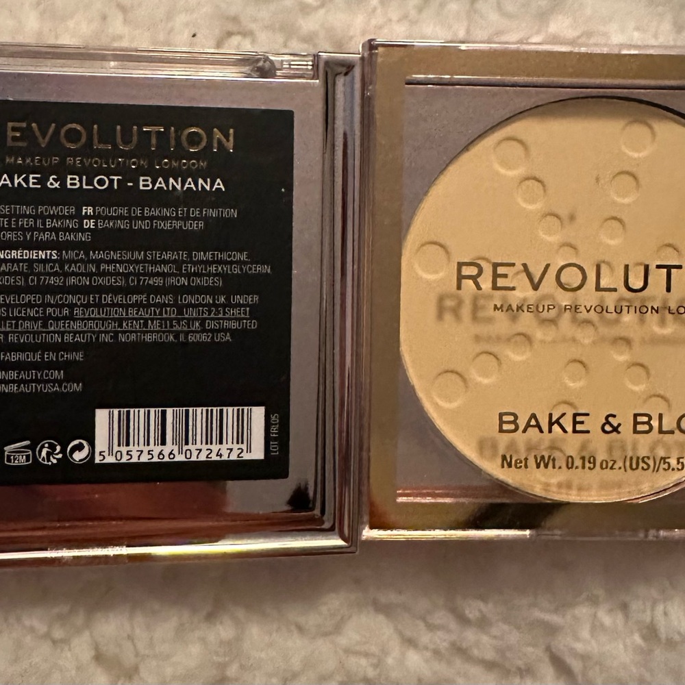 Revolution Yellow Setting Powder for a Flawless Finish